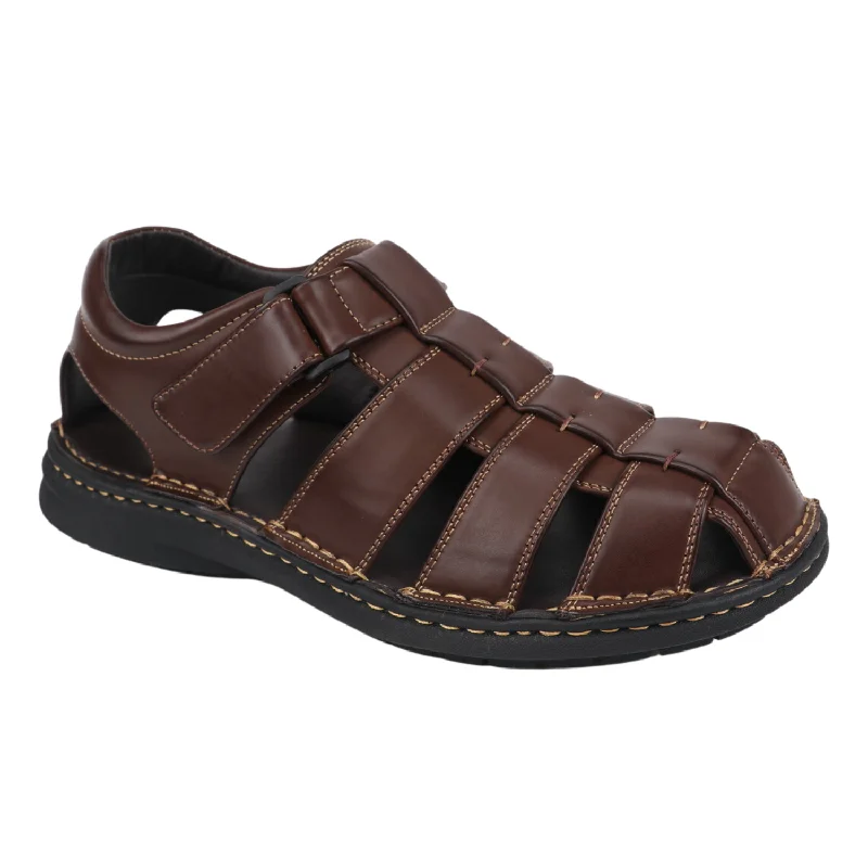 Men's Casual Dark Brown Fisherman Sandals