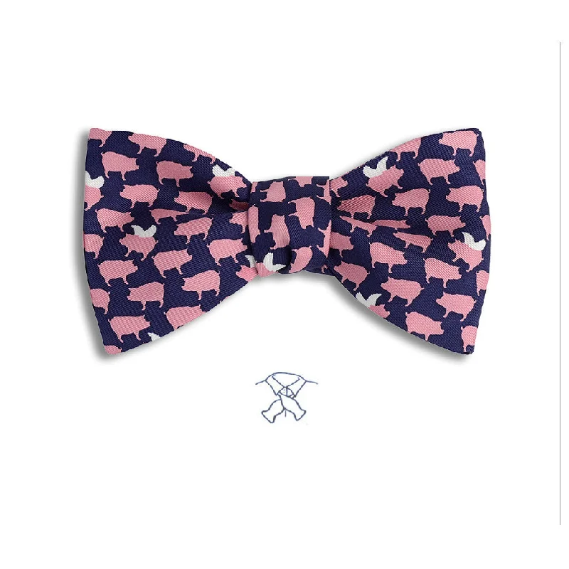 Flying Pig Bow Tie