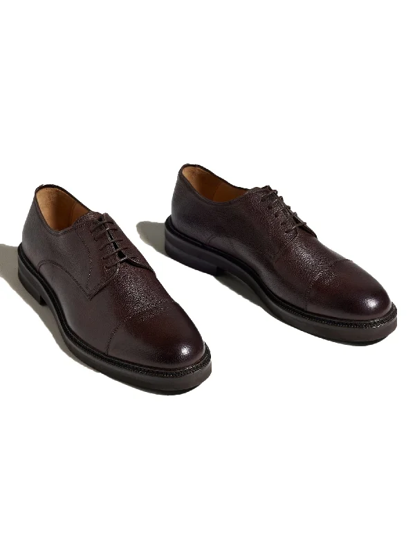 Mens Classic Business Cap-Toe Dress Shoe