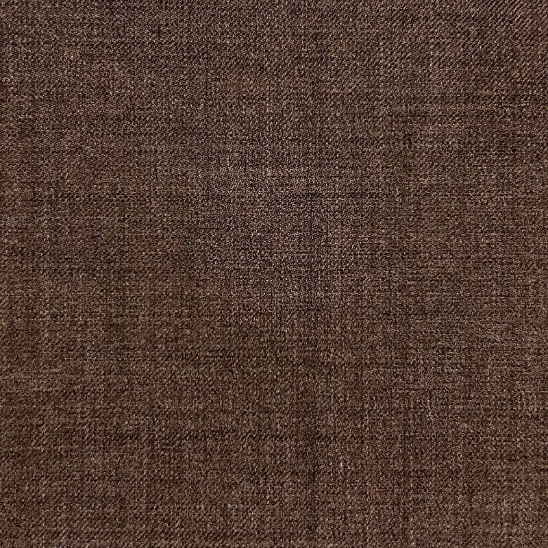 Coffee Brown Plain Weave With Comfort Stretch