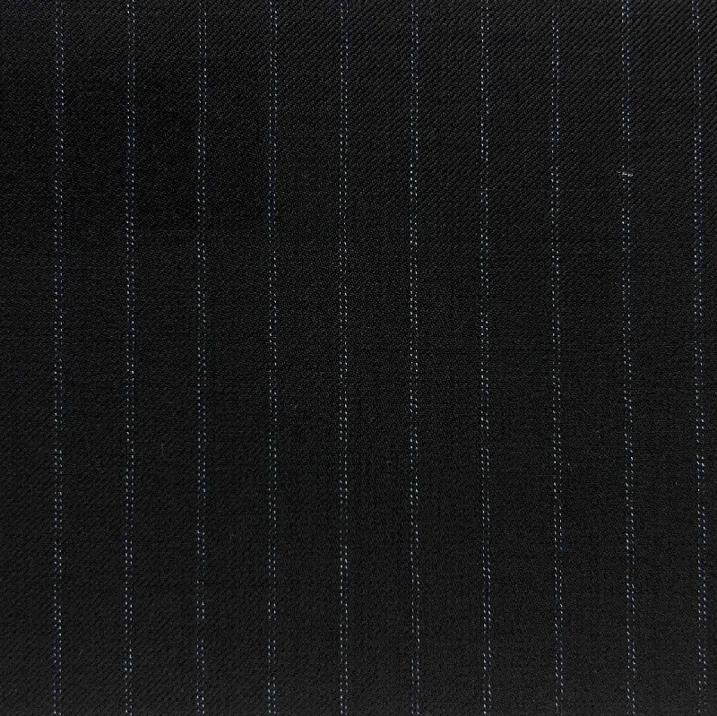 Black Fine Double Pinstripes