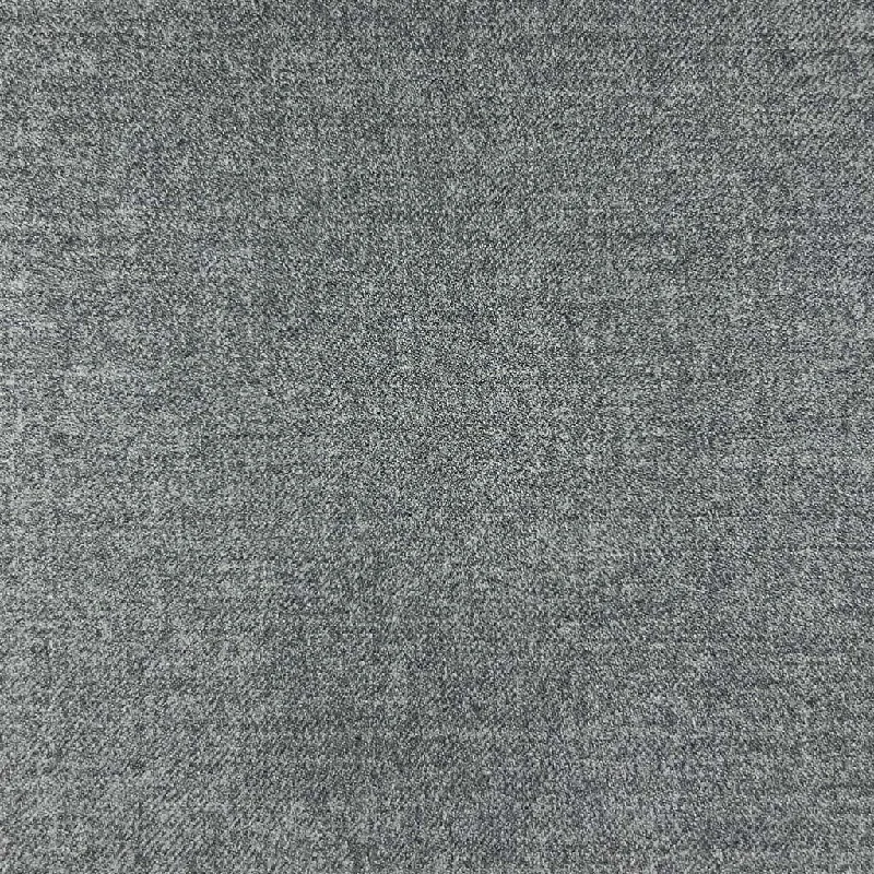 Light Grey Plain Weave Flannel With Comfort Stretch