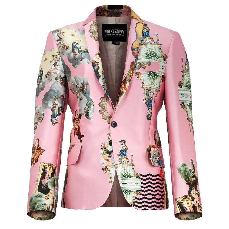 Men's blazer jacket sicily powder pink