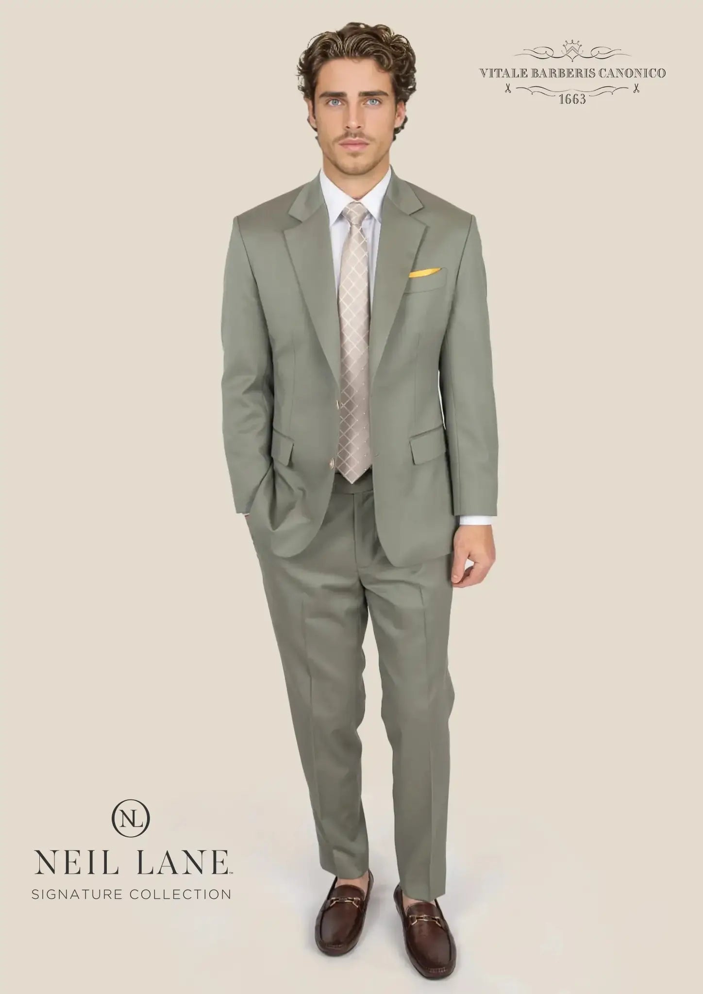 Astor Verona Sage Twill Suit