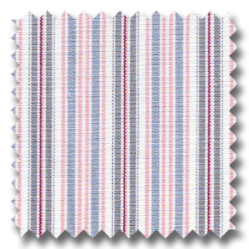 Pink, Gray, and White Stripe Custom Dress Shirt