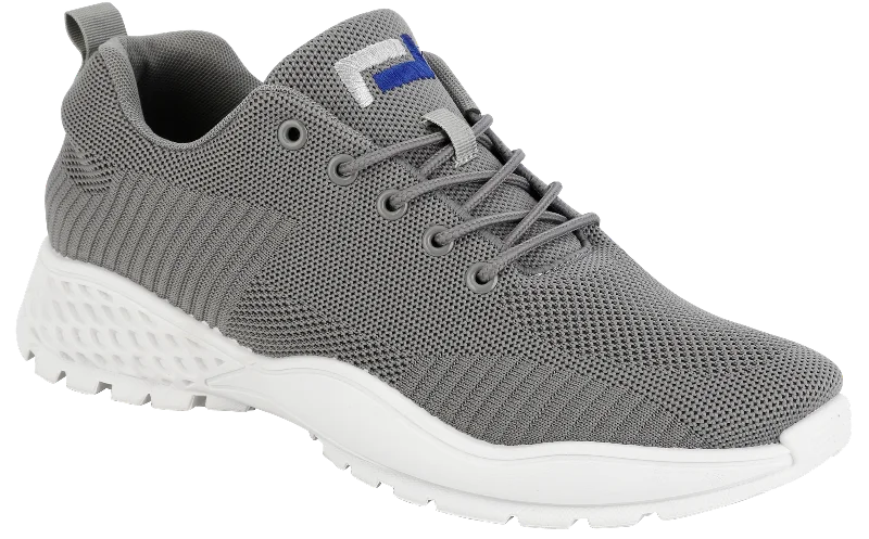 LEVEL ONE Men's Grey Ultralight Trainers Shoes SP658