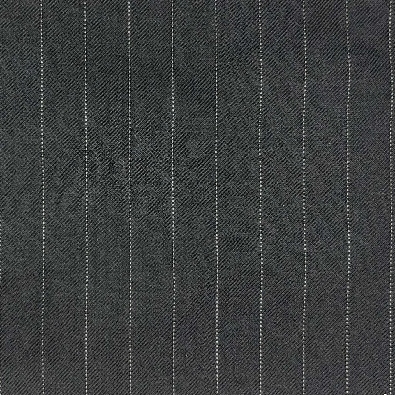 Black Pinstripes With Comfort Stretch