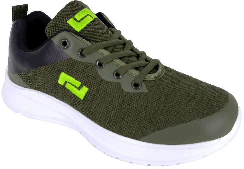 POSITIVE Men's Olive Ultralight Athletic Shoes SP663