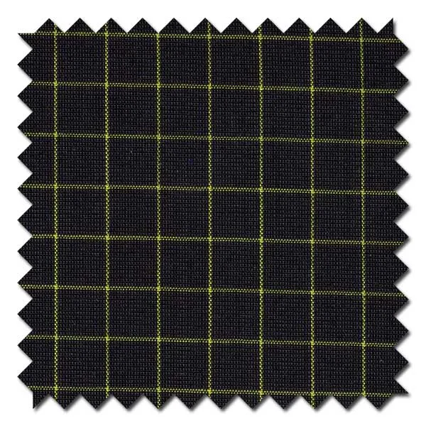 Brown and Gold Graph Check / Plaid Custom Dress Shirt