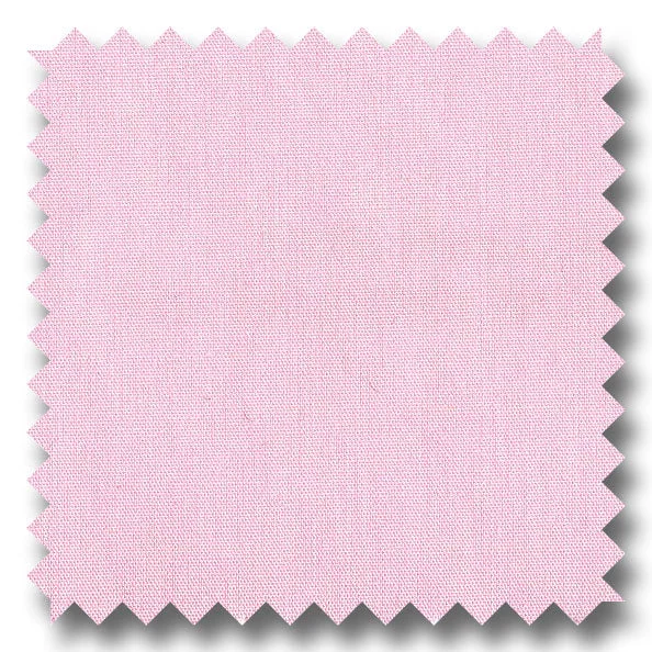 Pink Solid 100's 2Ply Broadcloth - Custom Dress Shirt