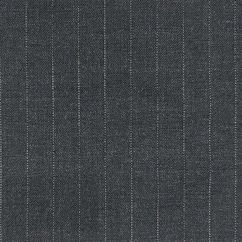 Dark Grey Pinstripes With Comfort Stretch