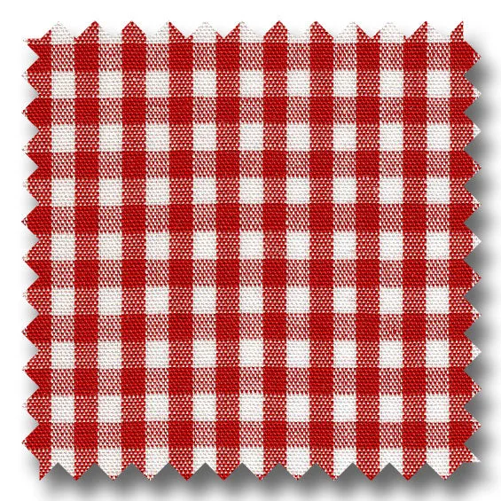 Gingham Check Pop Red - Custom Dress Shirt