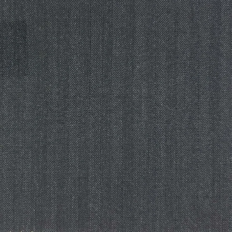 Charcoal Grey Herringbone With Comfort Stretch