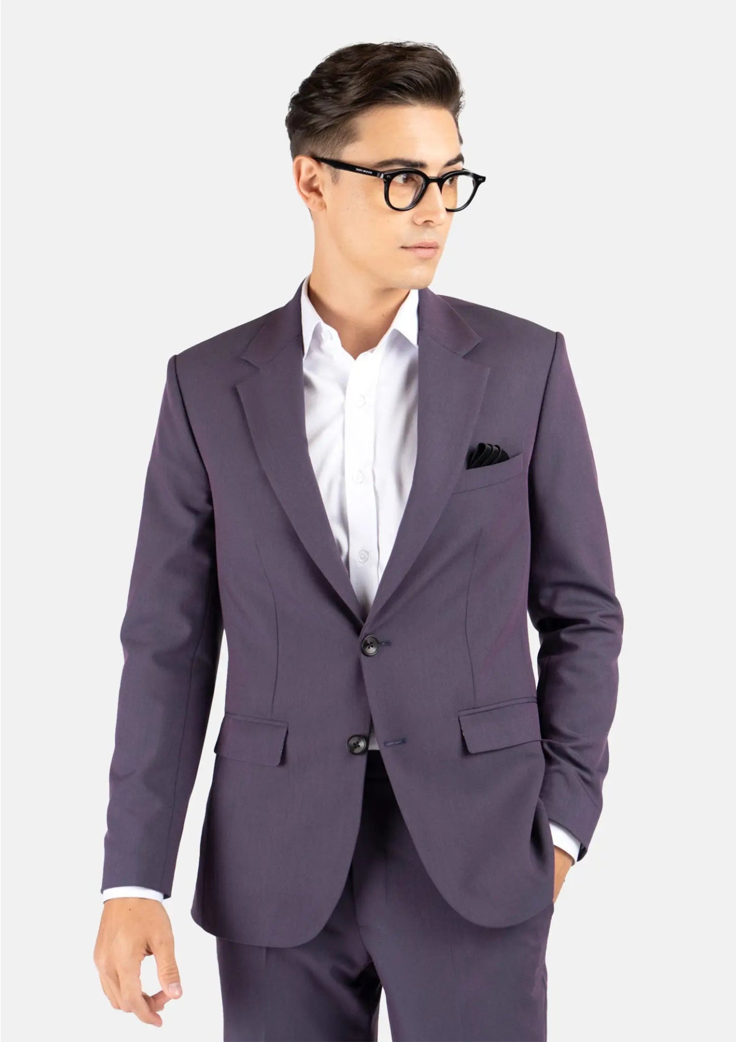 Astor Eminence Purple Stretch Suit