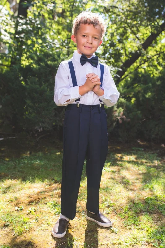 "River" Kids Navy 4-Piece Barn Wedding Set