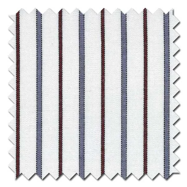 Burgundy and Gray Stripe Custom Dress Shirt