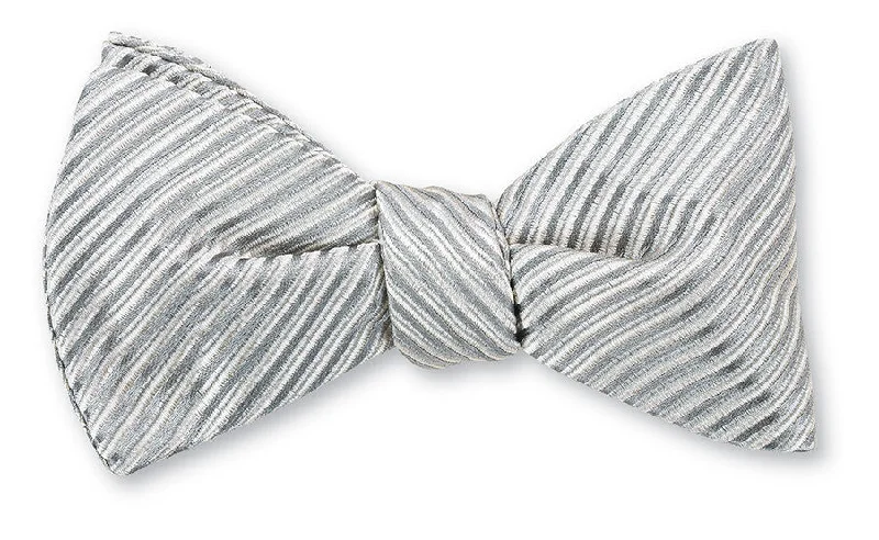 Silver Ottoman Bow Tie - B3853