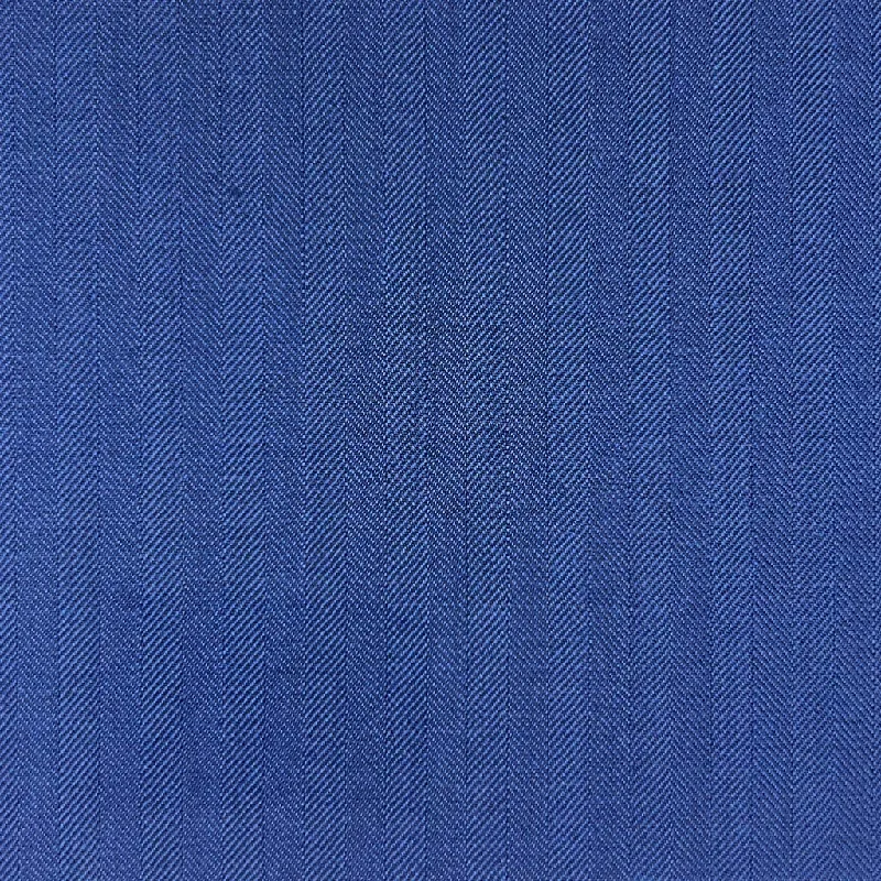 Royal Blue Herringbone With Comfort Stretch