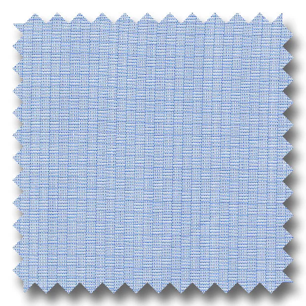 Blue Check 2Ply Broadcloth - Custom Dress Shirt