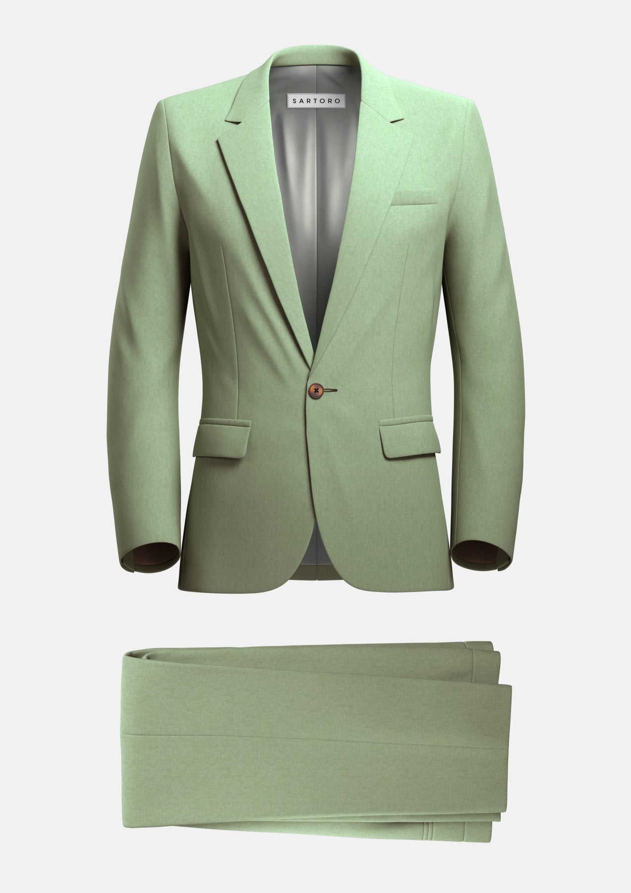 Eldridge Fern Green Linen Suit