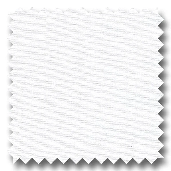 White Solid 100's 2Ply Broadcloth - Custom Dress Shirt