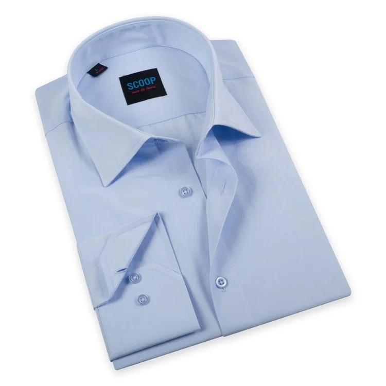 Scoop Dress Shirt - Grady/Light Blue