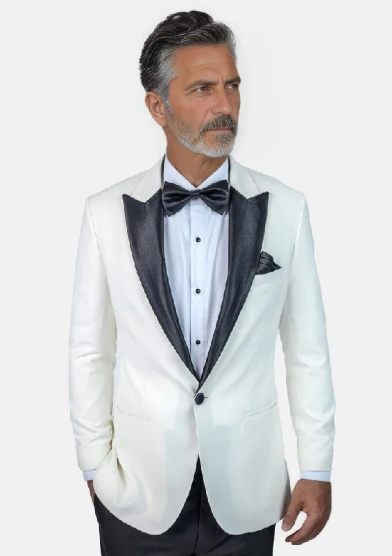 Alabaster White Twill Tuxedo