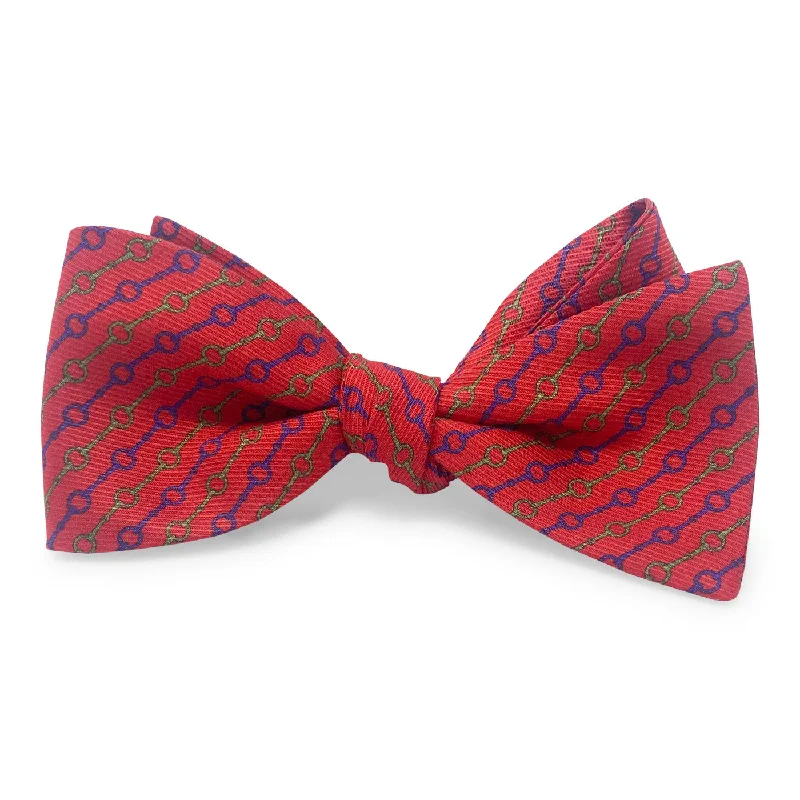 Snafflebit Stripe: Bow - Red