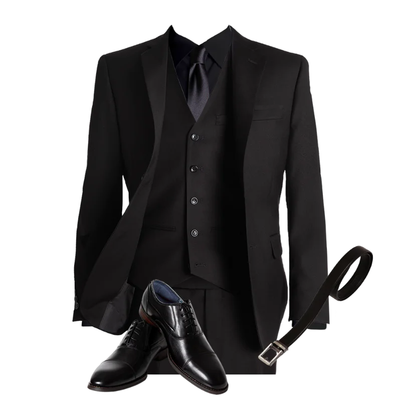 Black Suit groom