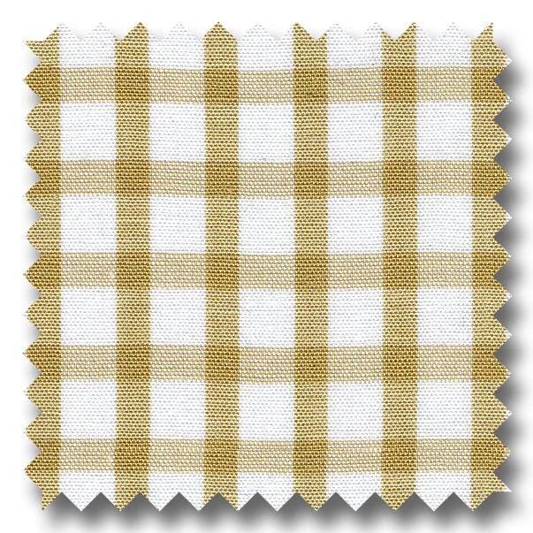 Windowpane Check Pop Khaki - Custom Dress Shirt