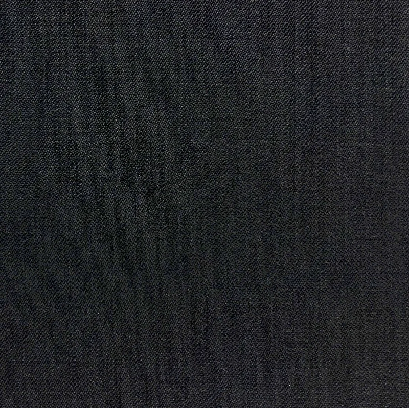 Black Plain Weave With Comfort Stretch