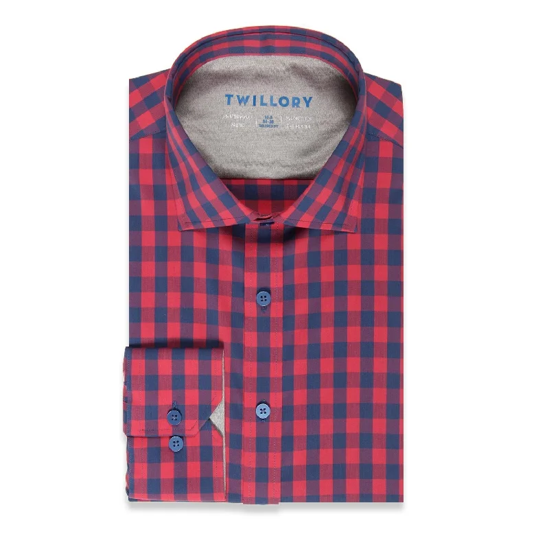 TRENDSETTER // Performance Red Blue Gingham