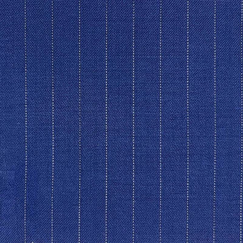 Navy Pinstripes With Comfort Stretch