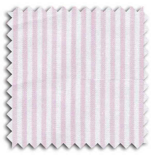 Pink and White Stripe Custom Dress Shirt