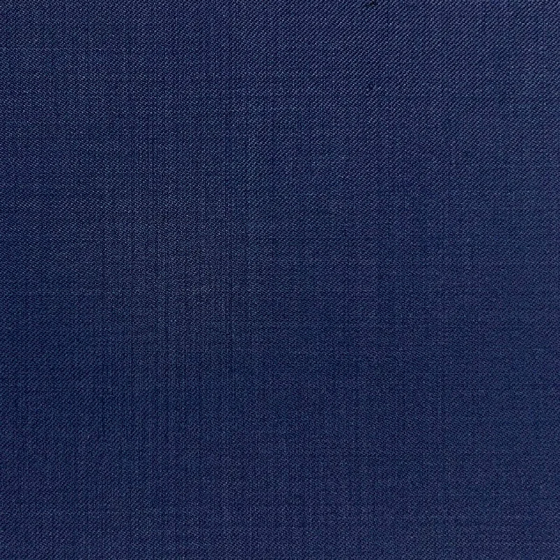 Navy Plain Weave With Comfort Stretch