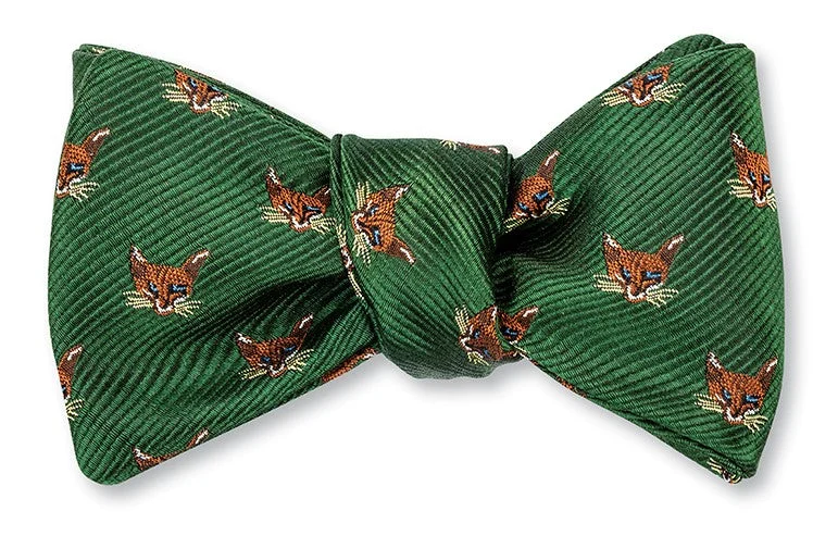 Green Fox Mask Bow Tie - B2005