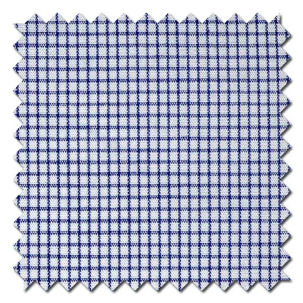 Navy Graph Check / Plaid Custom Dress Shirt