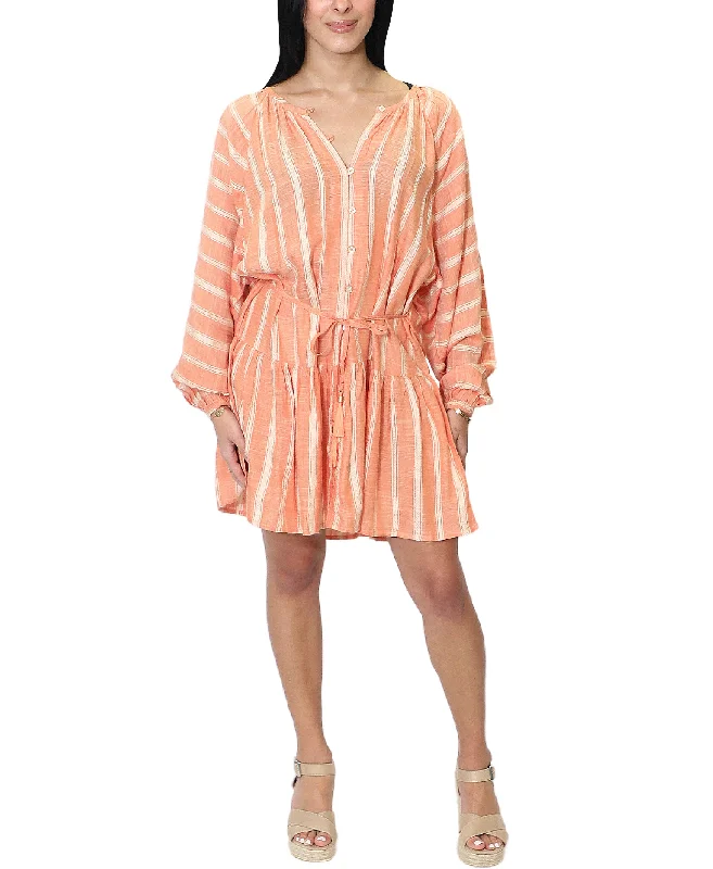 Striped Dress Swim Cover-Up